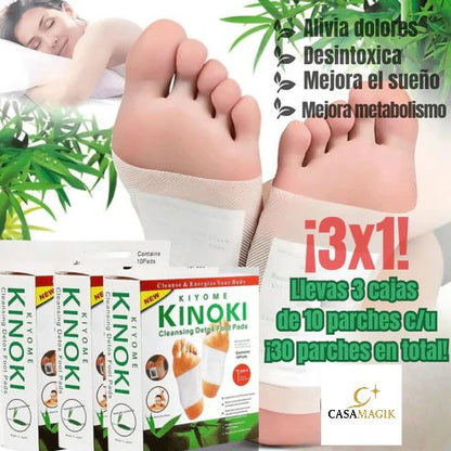 Pack Parches Kinoki - Alivia dolores y desintoxica